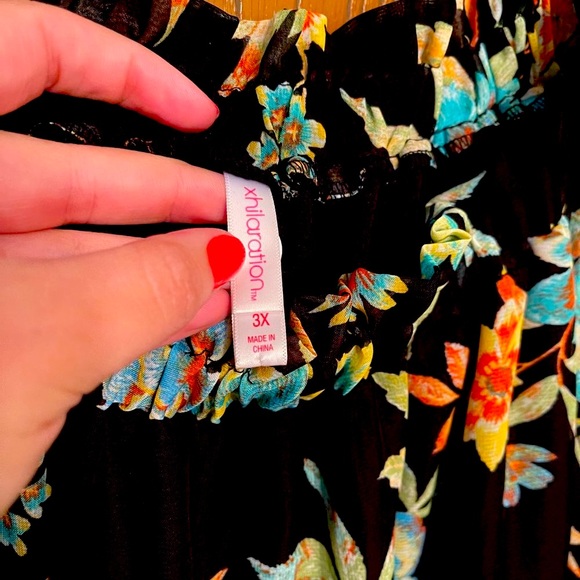 SALE: Xhilaration Off-Shoulder Floral Dress - Picture 2 of 4